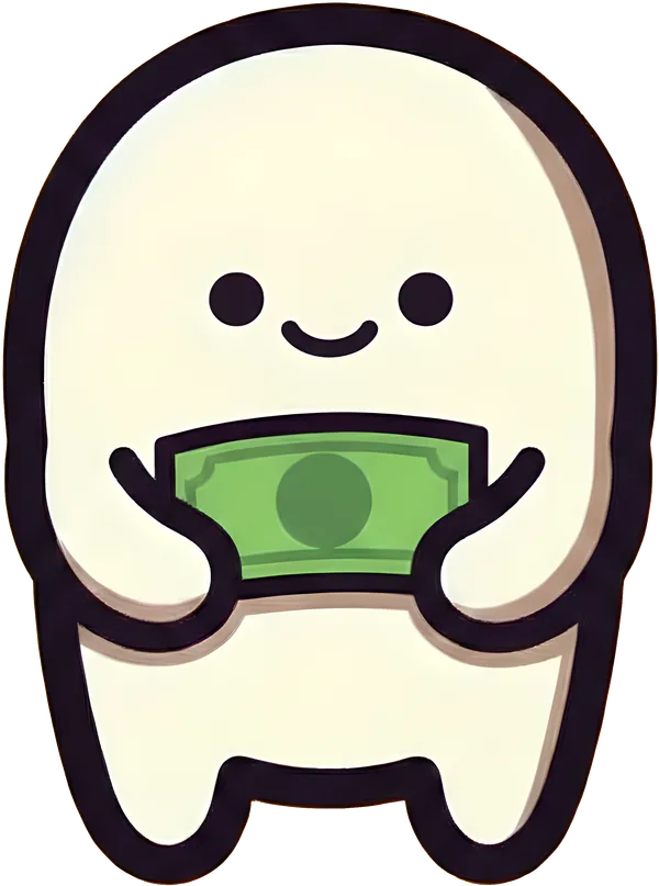 Wumbi tenant un billet